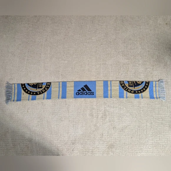 Philadelphia Union MLS Blue Scarf Adidas Philly Sports Team 2012 - Picture 4 of 9